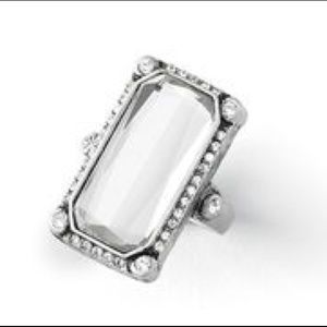 Lia Sophia Crystal Mirror Ring